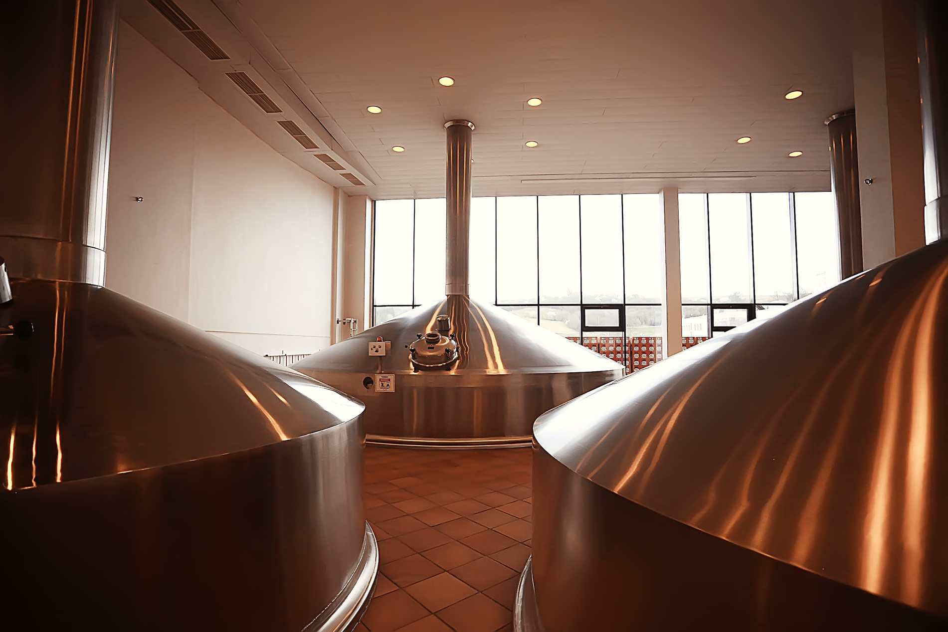 Brewery Stainless Steel Tanks / Business Concept Brewed Beer, Craft Beer, Brewery, Beer Production