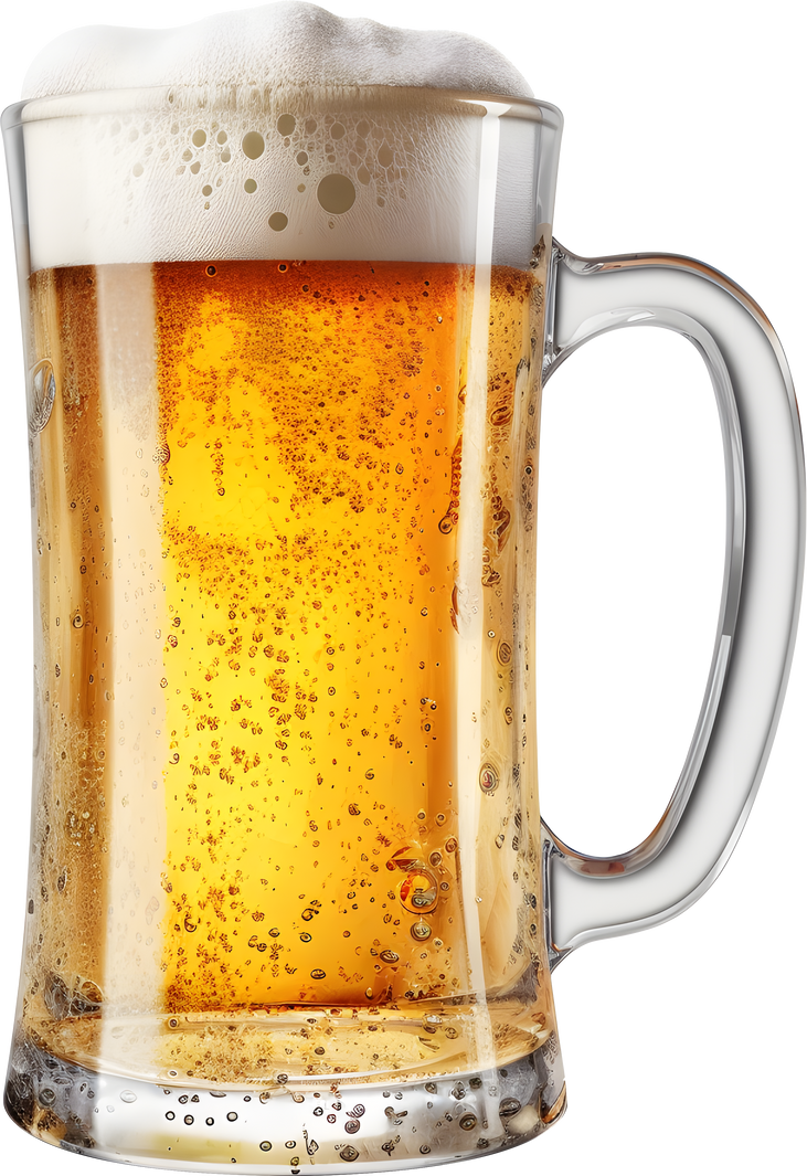 a mug of cold beer